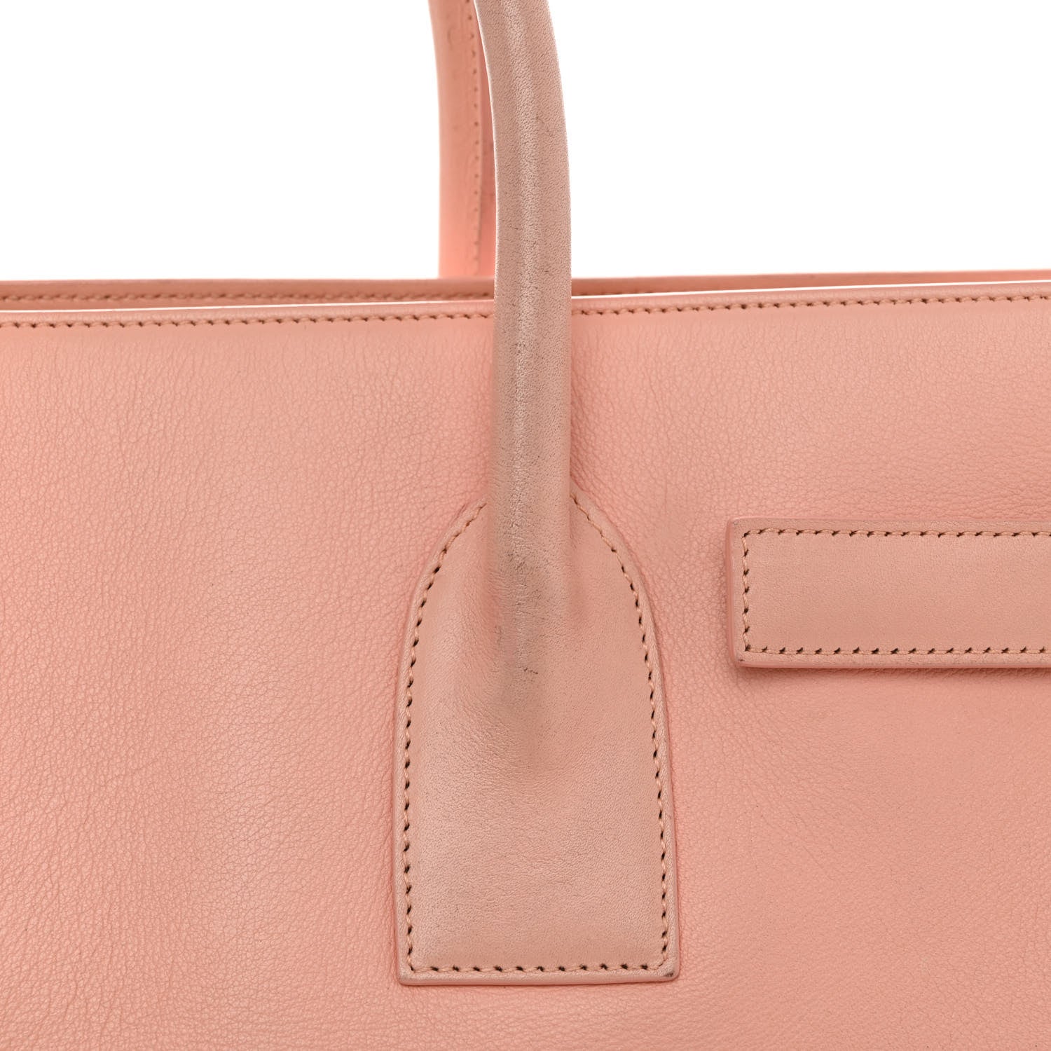 Saint Laurent Grained Calfskin Small Sac De Jour Light Blush 11 of 11