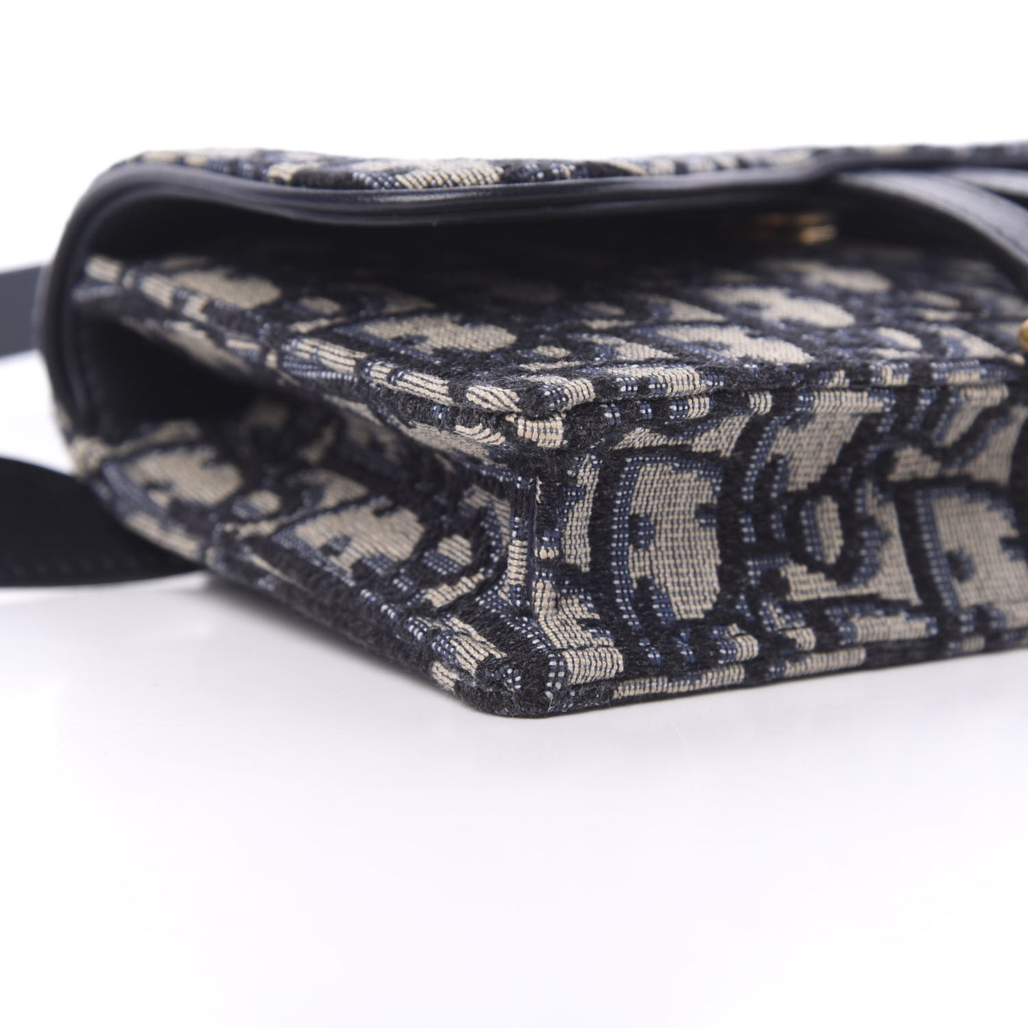 Oblique Saddle Belt Bag Blue