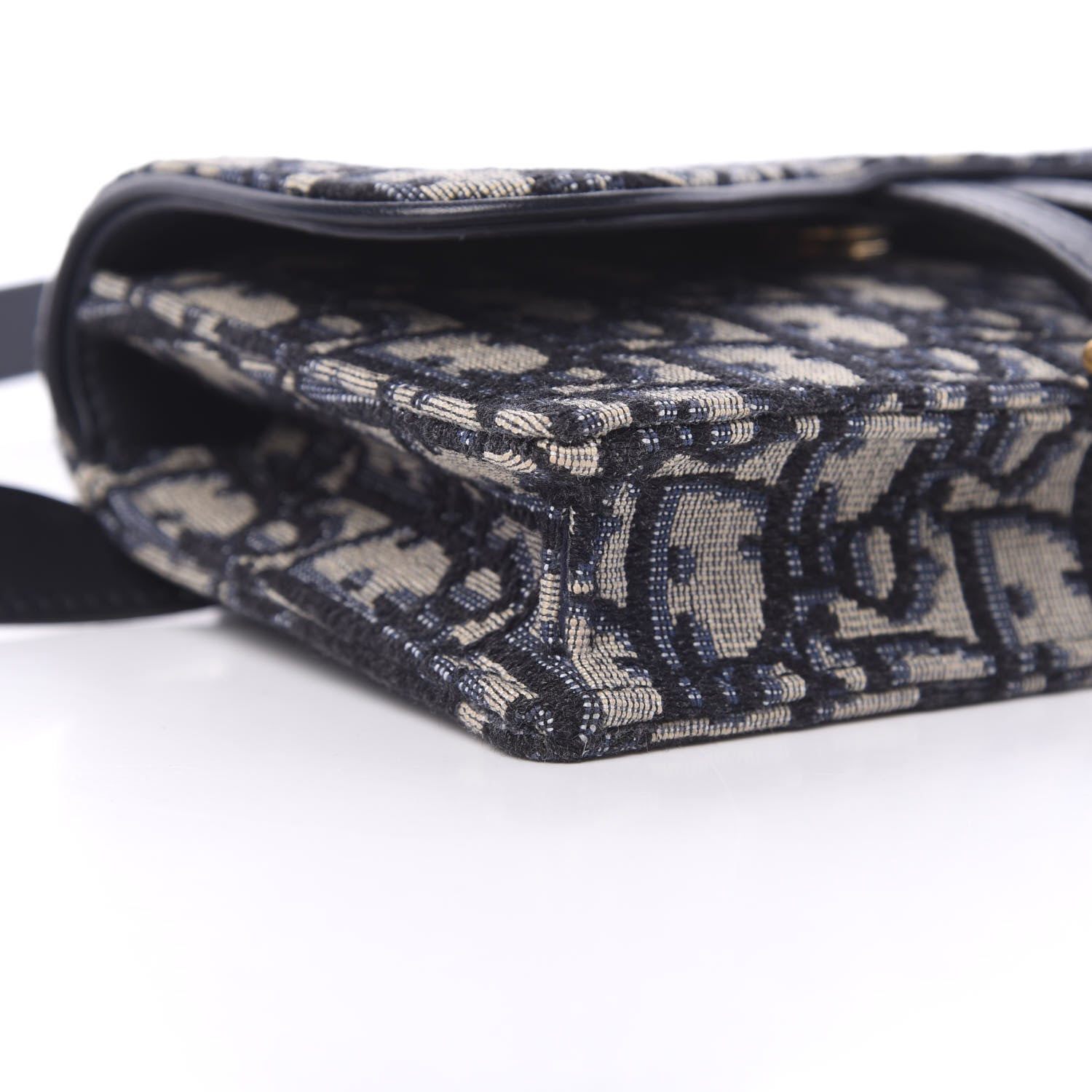 Christian Dior Oblique Saddle Belt Bag Blue 9 of 11