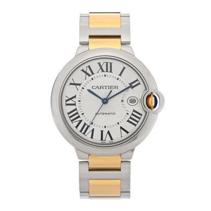 Cartier Stainless Steel 18K Yellow Gold 42mm Ballon Bleu De Cartier Automatic Watch 1 of 4