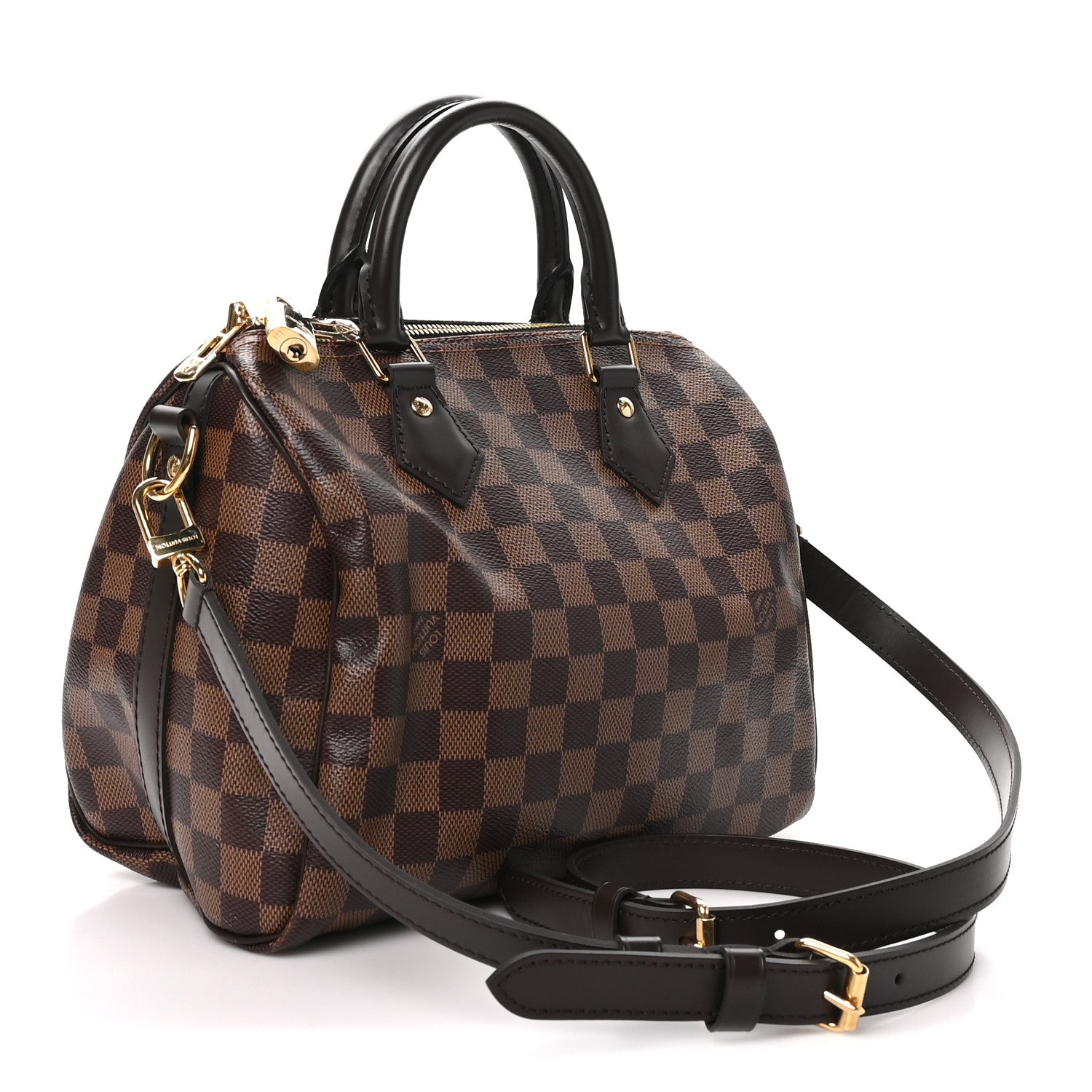 Louis Vuitton Damier Ebene Speedy Bandouliere 25 2 of 9