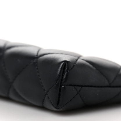 Chanel Lambskin Quilted Key Holder Case Black 9 of 9