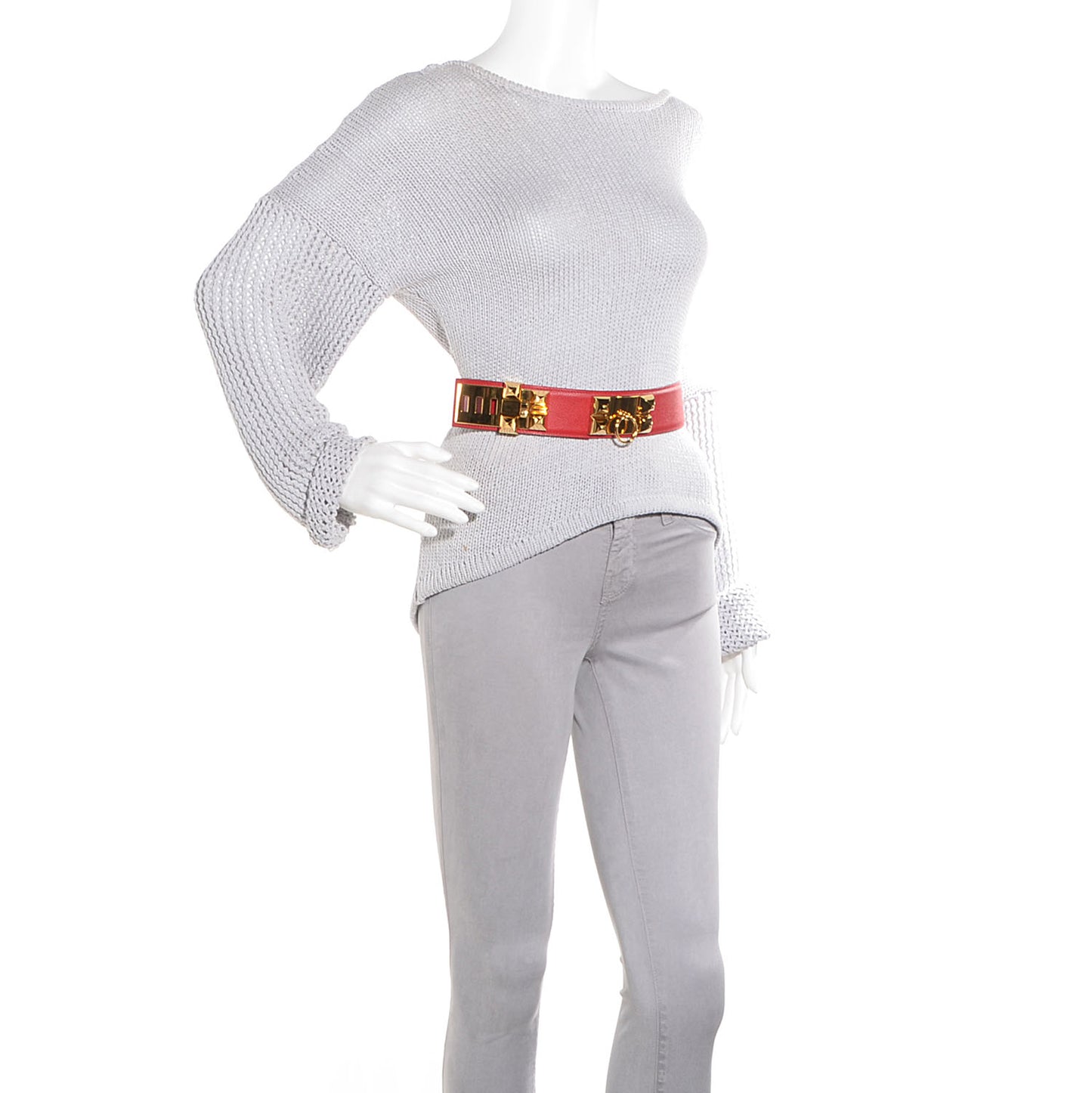 Epsom Collier De Chien CDC Belt 80 Rouge Casaque