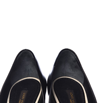 Louis Vuitton Calfskin Eyeline Pumps 37.5 Black 8 of 11