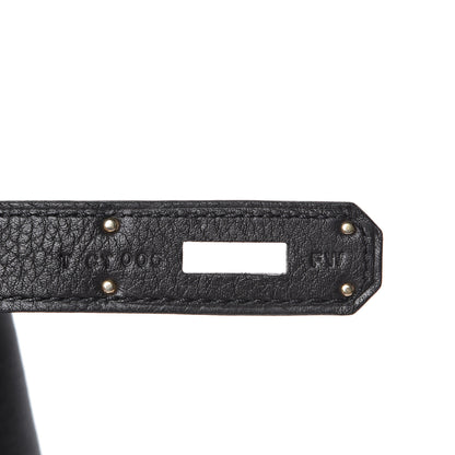 Hermes Togo Kelly Retourne 32 Black 6 of 9