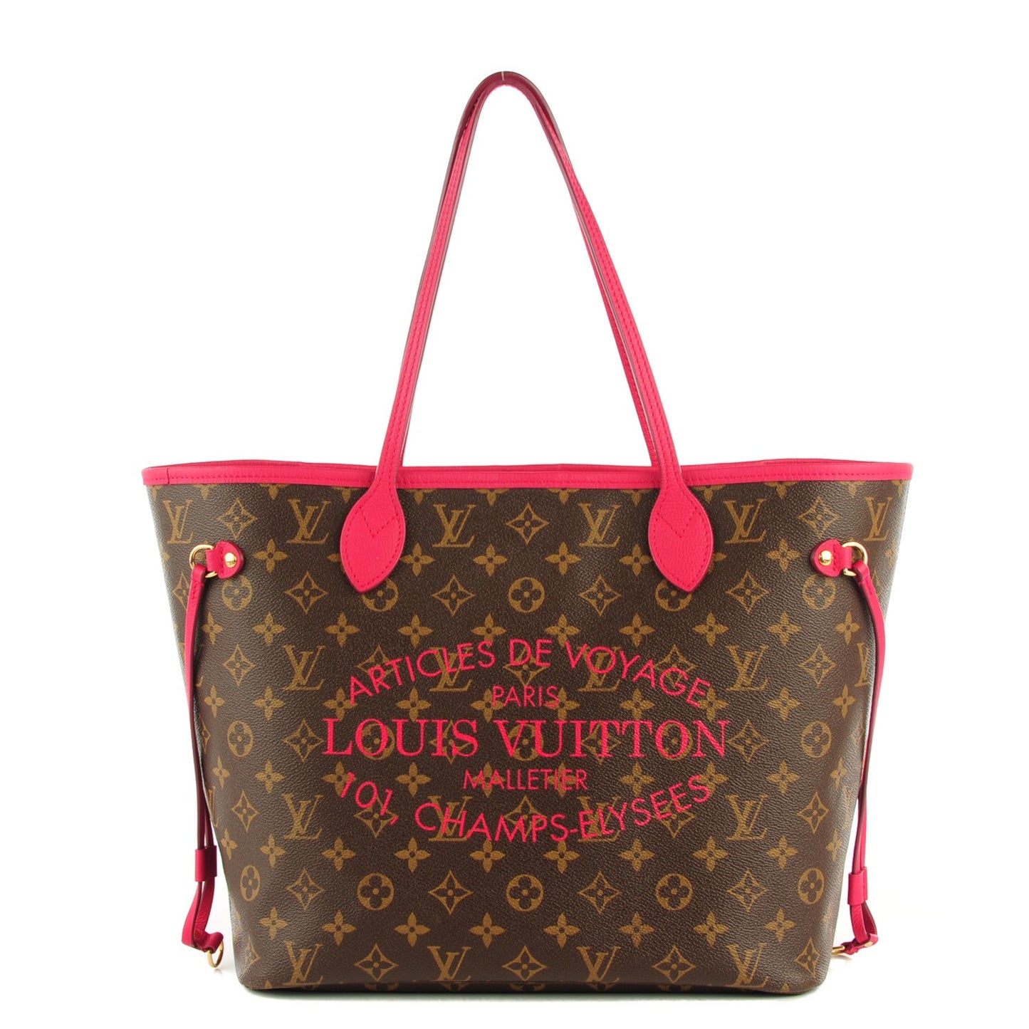 Monogram Articles de Voyage Ikat Neverfull MM Rose Indien