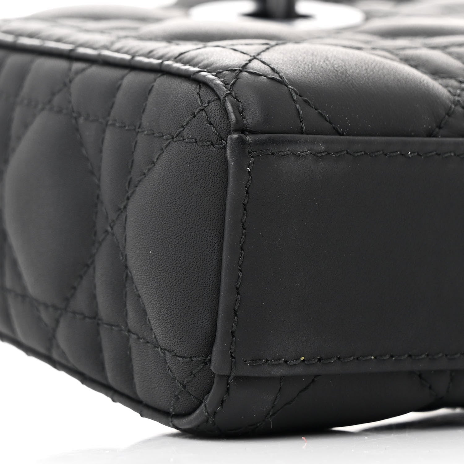 Christian Dior Ultra Matte Calfskin Cannage Medium Lady D-Joy Black 9 of 10