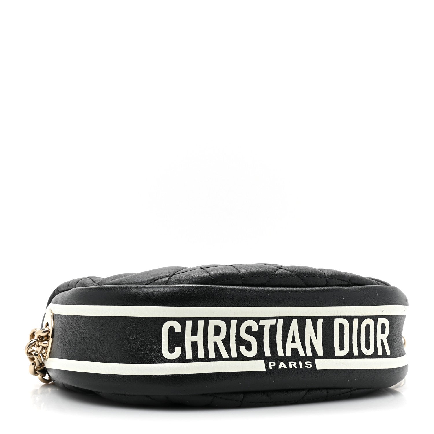 Christian Dior Lambskin Cannage Small Dior Vibe Hobo Bag Black 4 of 10