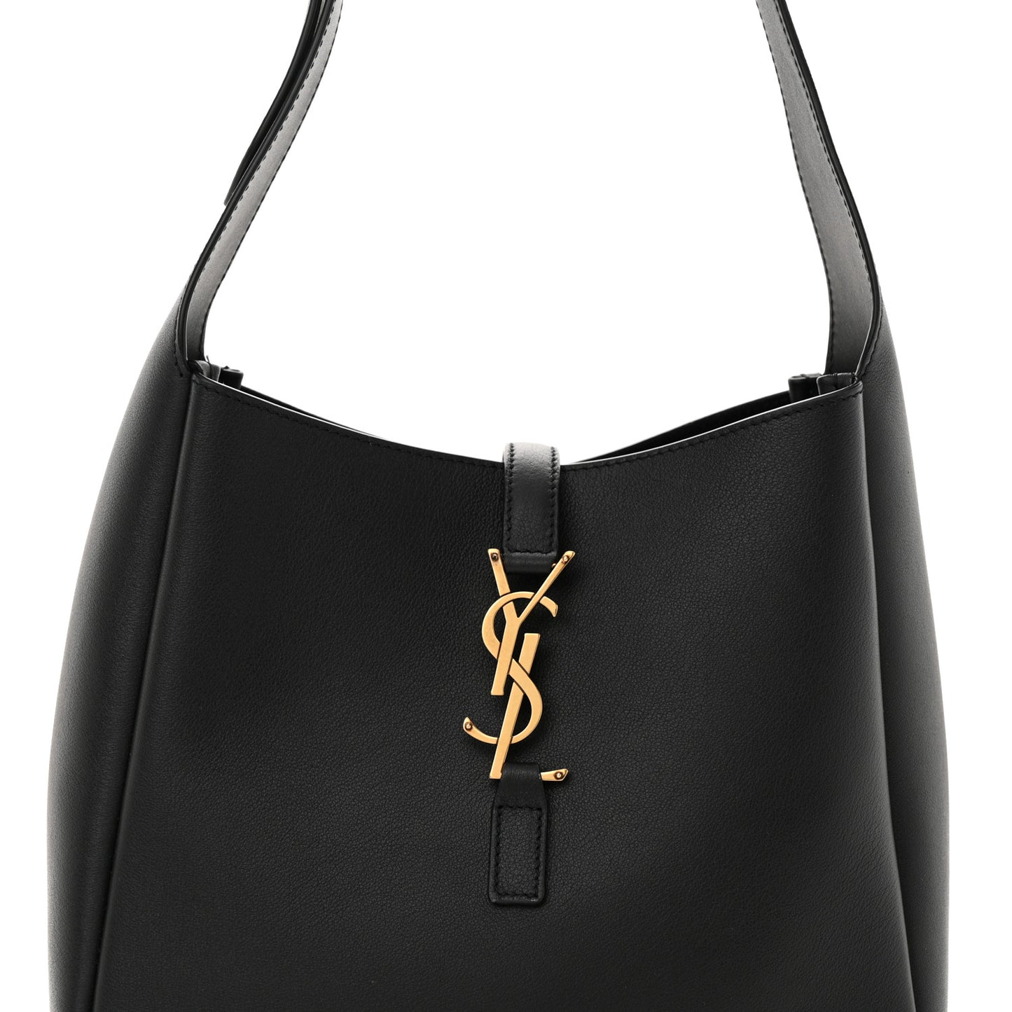 Smooth Calfskin Small Le 5 A 7 Soft Hobo Black