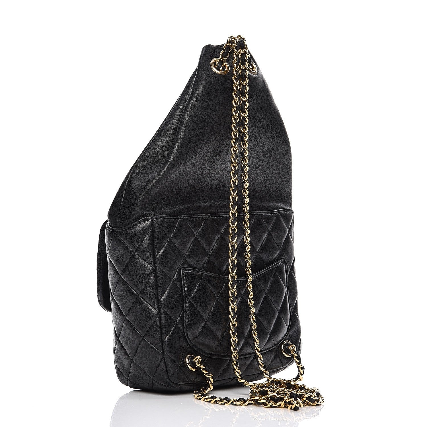 Chanel Lambskin Quilted Small in Seoul Backpack Black 3 of 8