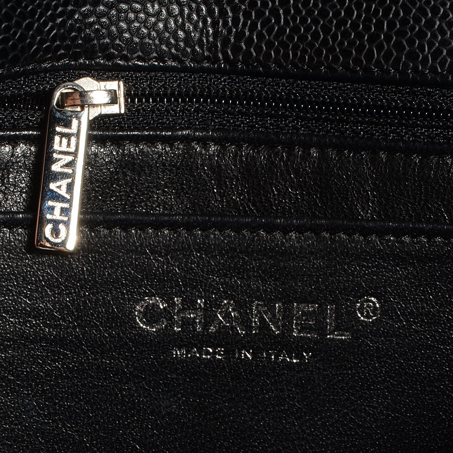 Chanel Caviar Jumbo Single Flap Black 7 of 9