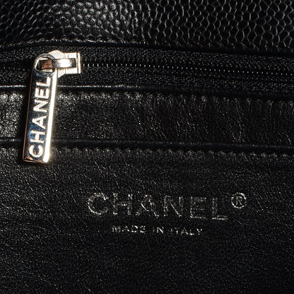 Chanel Caviar Jumbo Single Flap Black 7 of 9