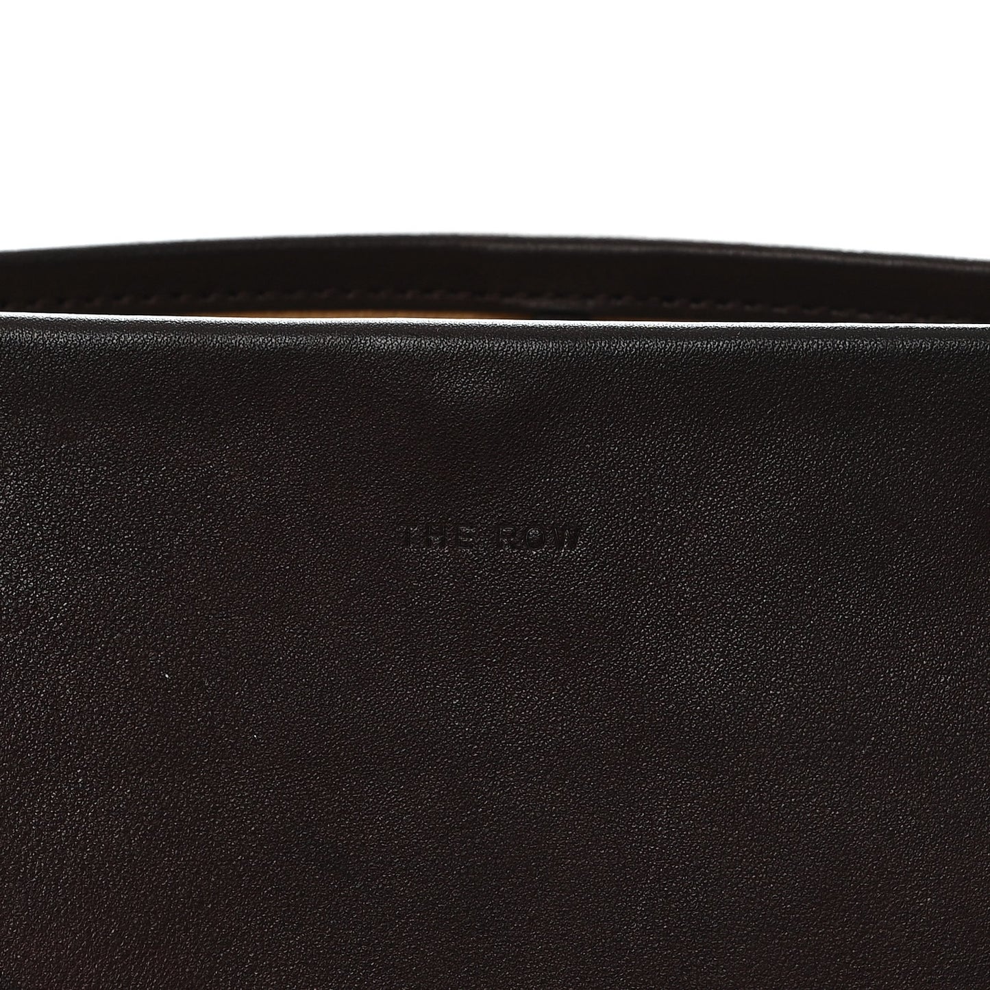 Polished Saddle Calfskin Medium N/S Park Tote Acajou