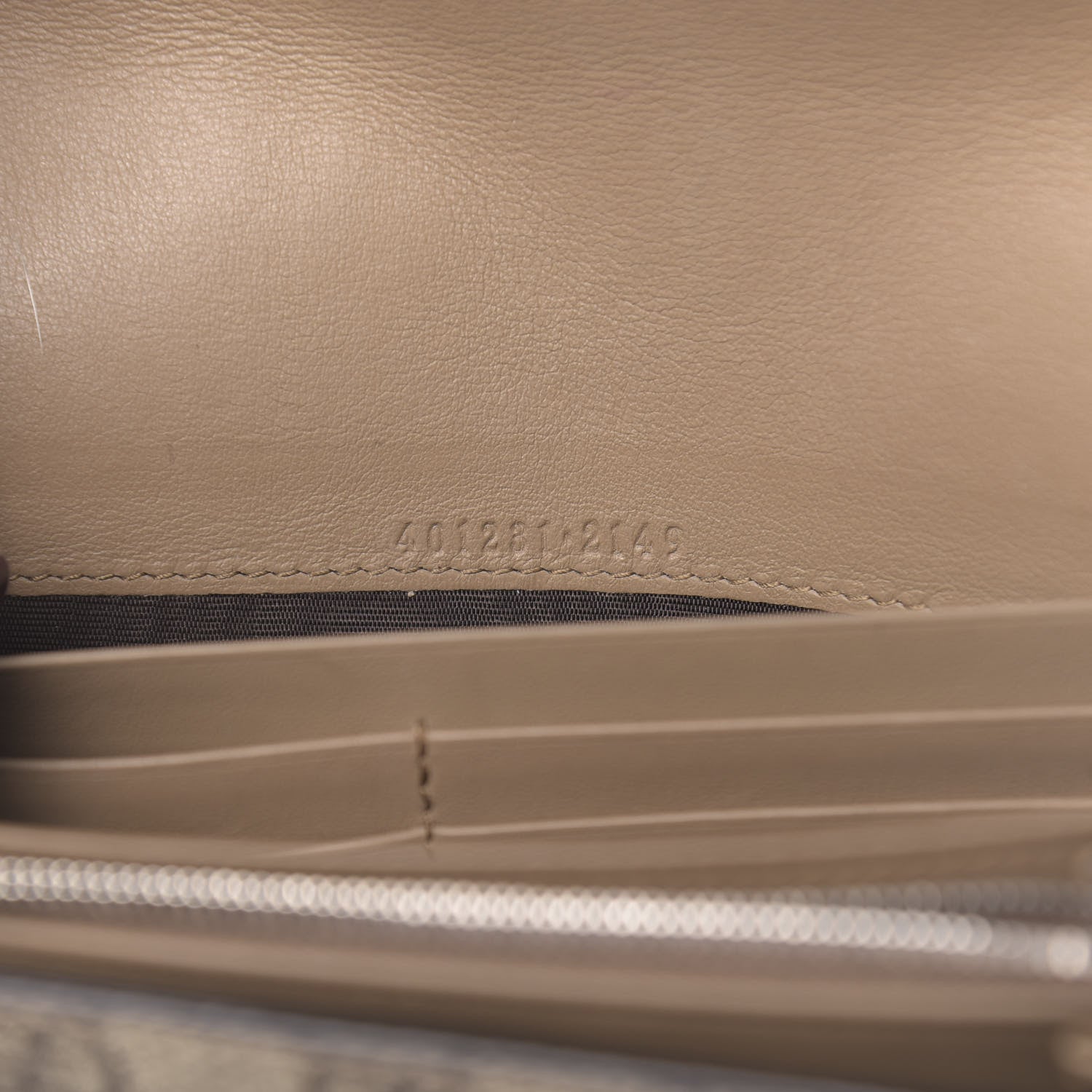 Gucci GG Supreme Monogram Mini Dionysus Chain Wallet Beige Taupe 6 of 12