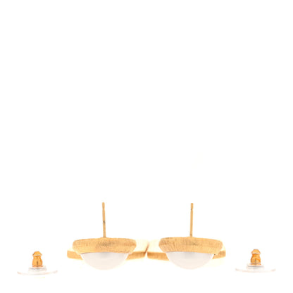 Chanel Pearl CC Tags Drop Earrings Gold 3 of 6