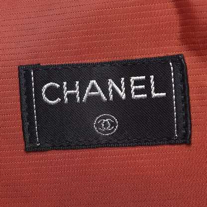 Chanel Nylon Travel Trolley Rolling Luggage Black 6 of 27