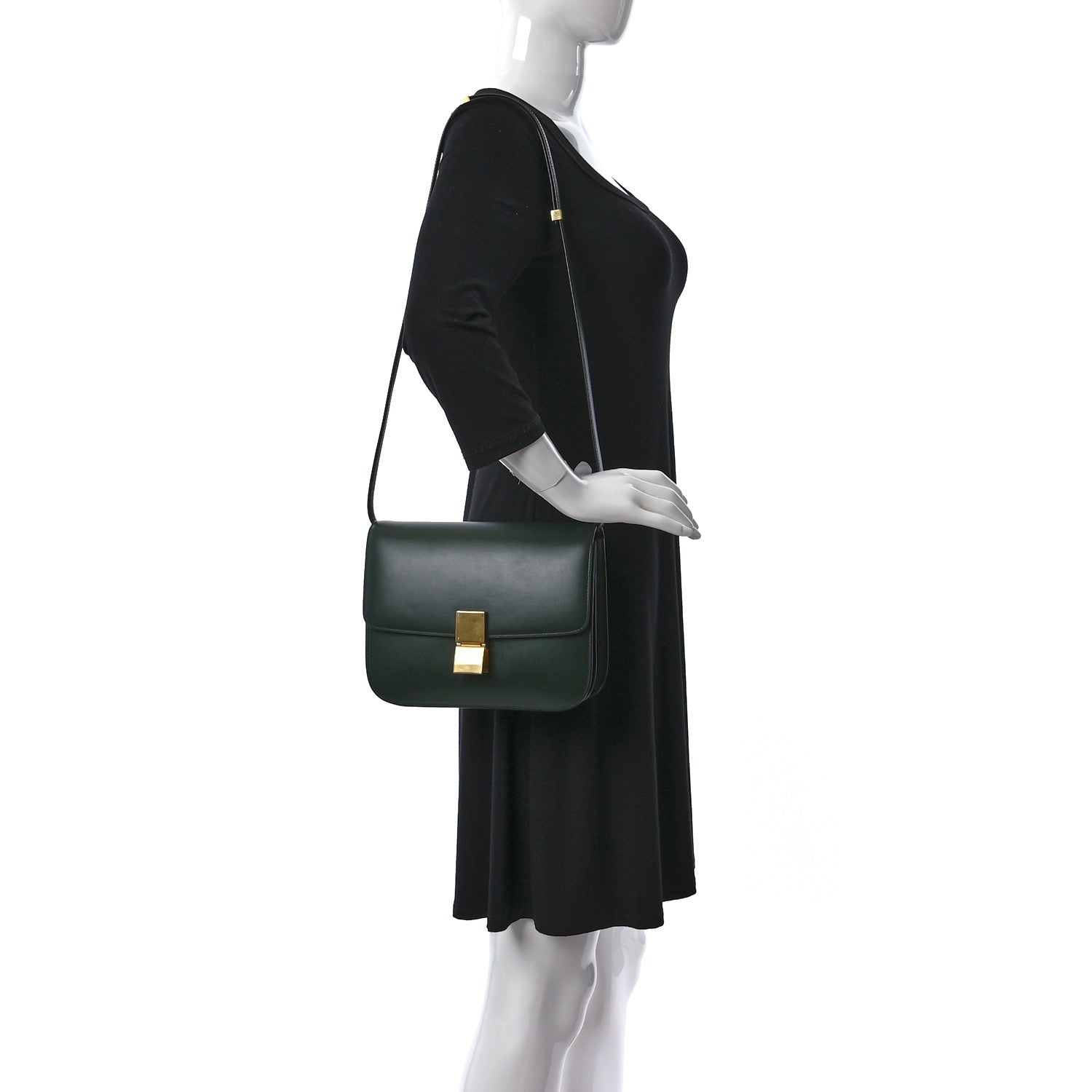 Celine Box Calfskin Medium Classic Box Flap Bag 2 of 11