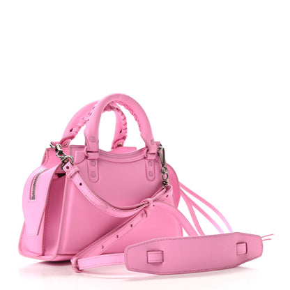 Balenciaga Cake Calfskin Tonal Hardware Mini Neo Classic City Rose 3 of 10