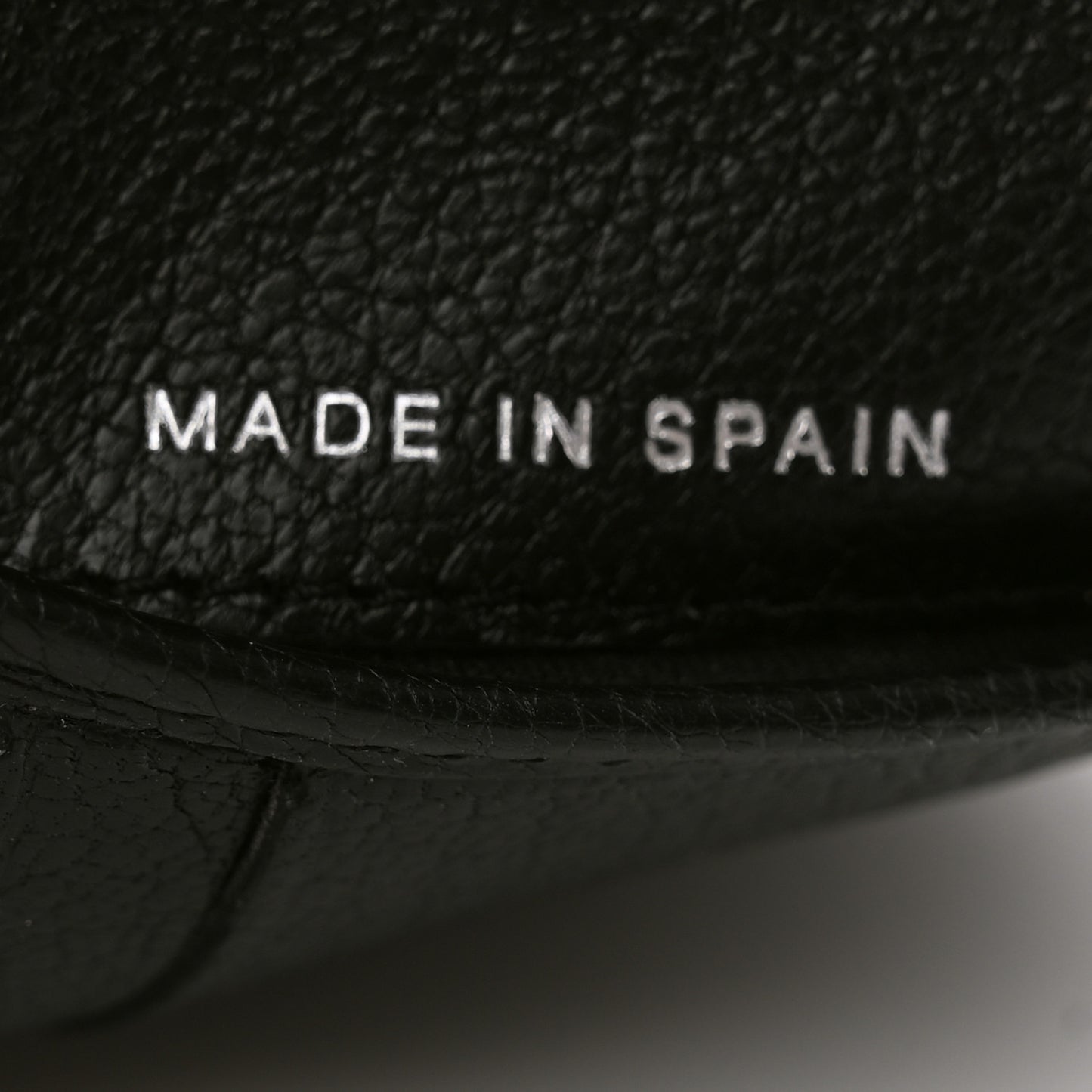 Goatskin Bi-Fold Wallet Black