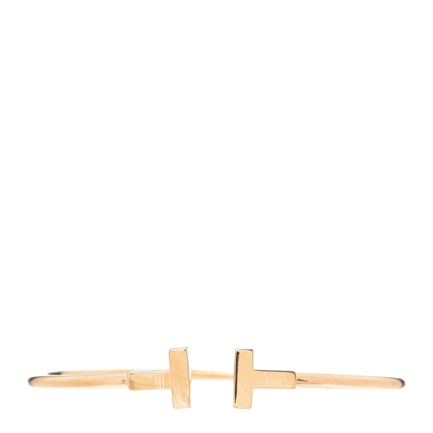18K Rose Gold T Wire Bracelet