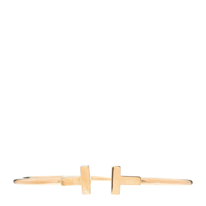 Tiffany 18K Rose Gold T Wire Bracelet 1 of 3