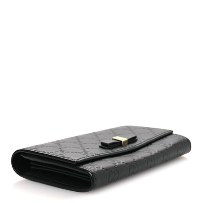 Gucci Microguccissima Bow Continental Wallet Silver 4 of 9