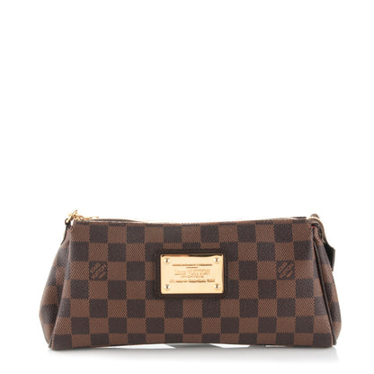 Louis Vuitton Damier Ebene Eva Clutch 1 of 8