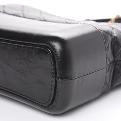 Chanel Aged Calfskin Quilted Medium Gabrielle Hobo Black 8 of 9