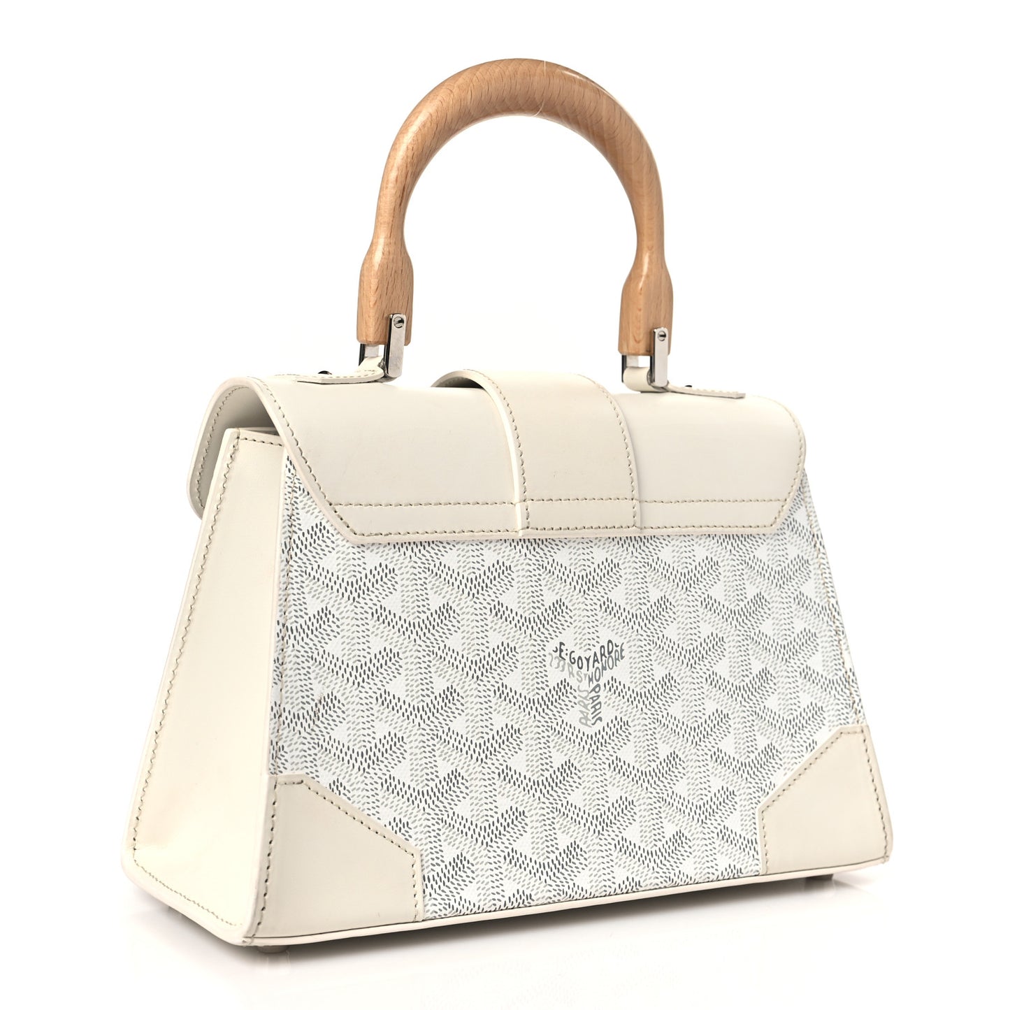 Goyardine Structure Mini Saigon White