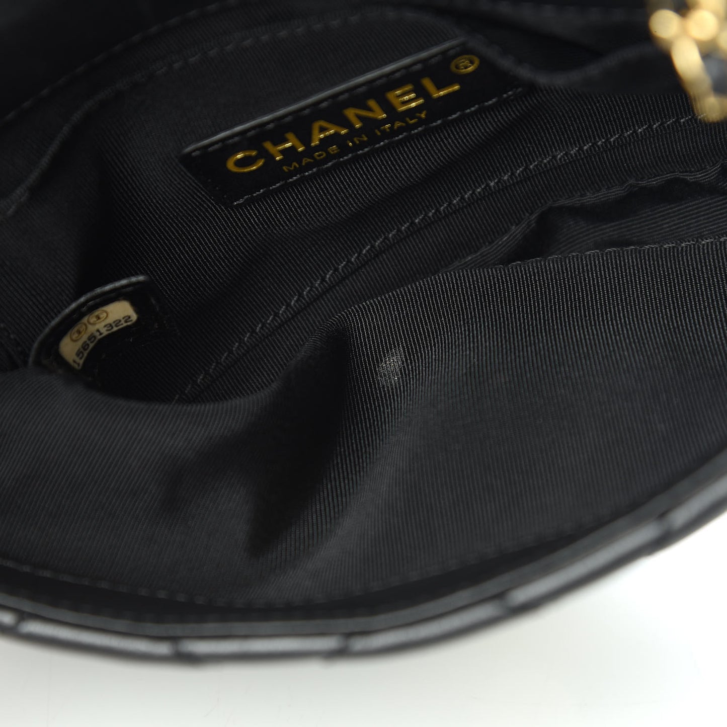 Calfskin Mini Chain Me Flap Black