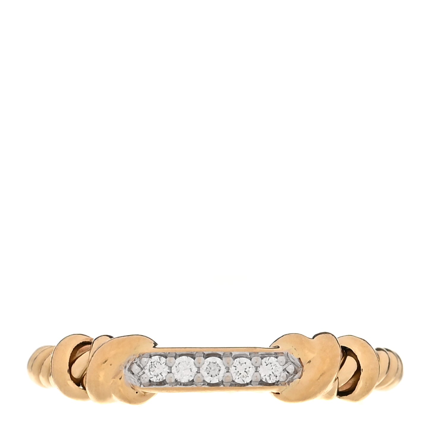 18K Yellow Gold Diamond Petite Helena Wrap Ring 49 5