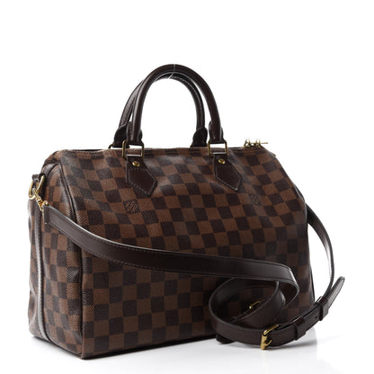 Louis Vuitton Damier Ebene Speedy Bandouliere 30 3 of 10