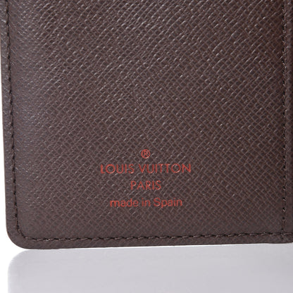 Louis Vuitton Damier Ebene Small Ring Agenda Cover 6 of 7