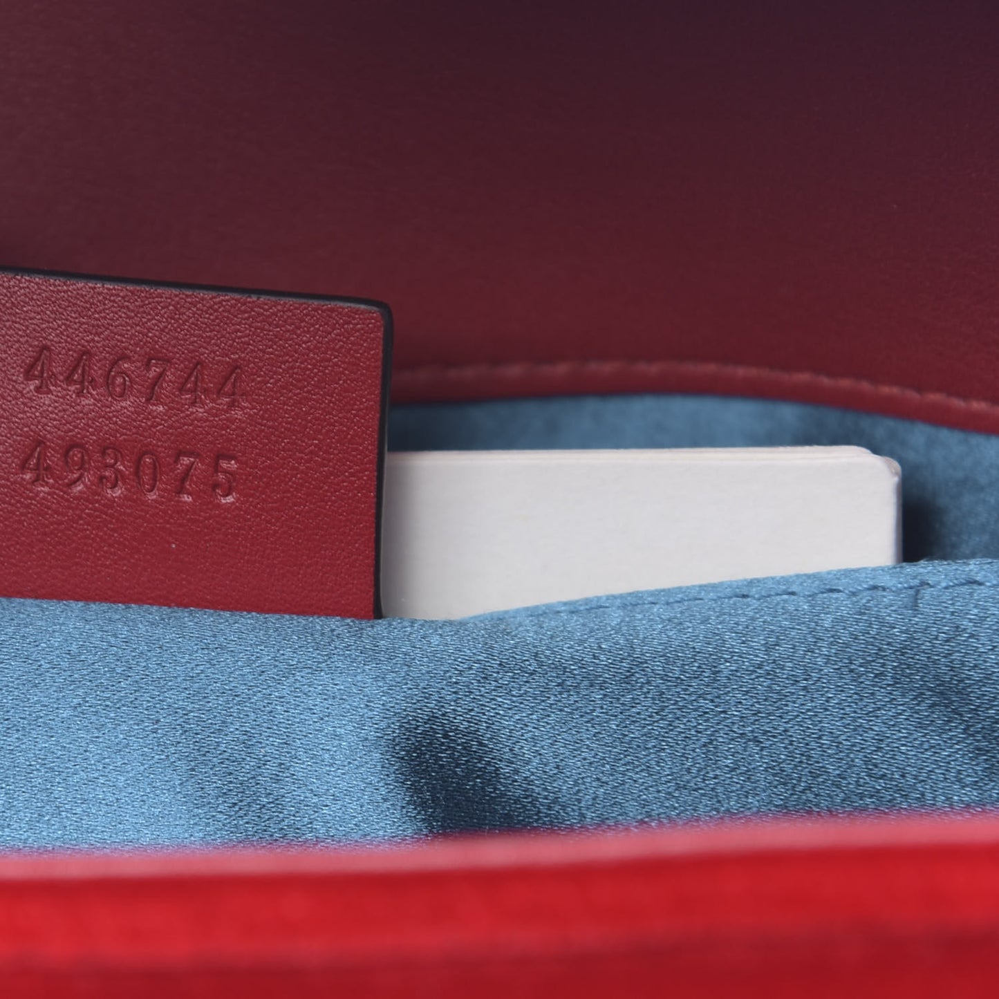 Velvet Matelasse Mini GG Marmont Shoulder Bag Hibiscus Red