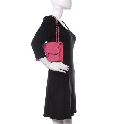 Chanel Iridescent Caviar Quilted Medium Double Flap Pink 2 of 11