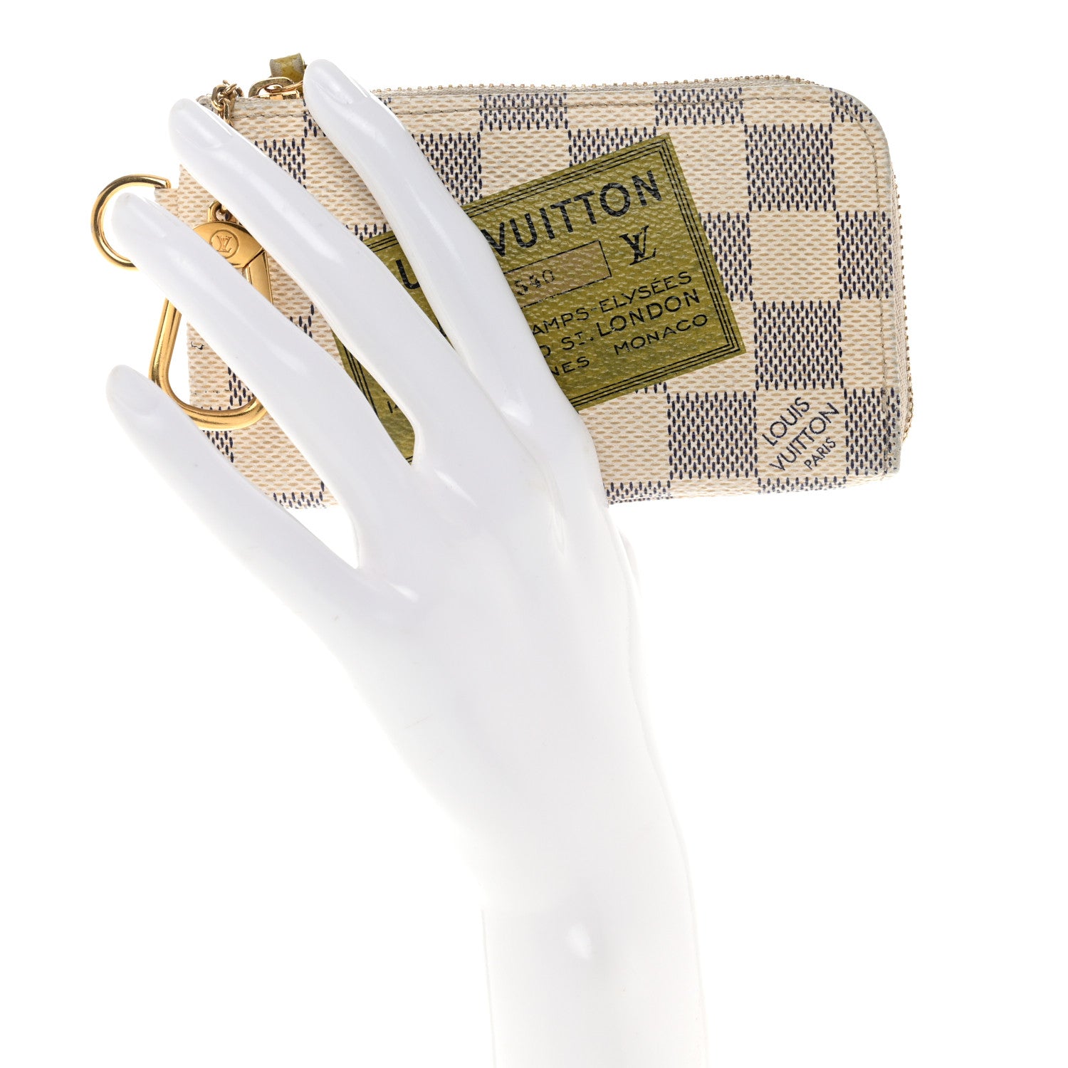 Louis Vuitton Damier Azur Complice Trunks and Bags Key Pouch 2 of 8