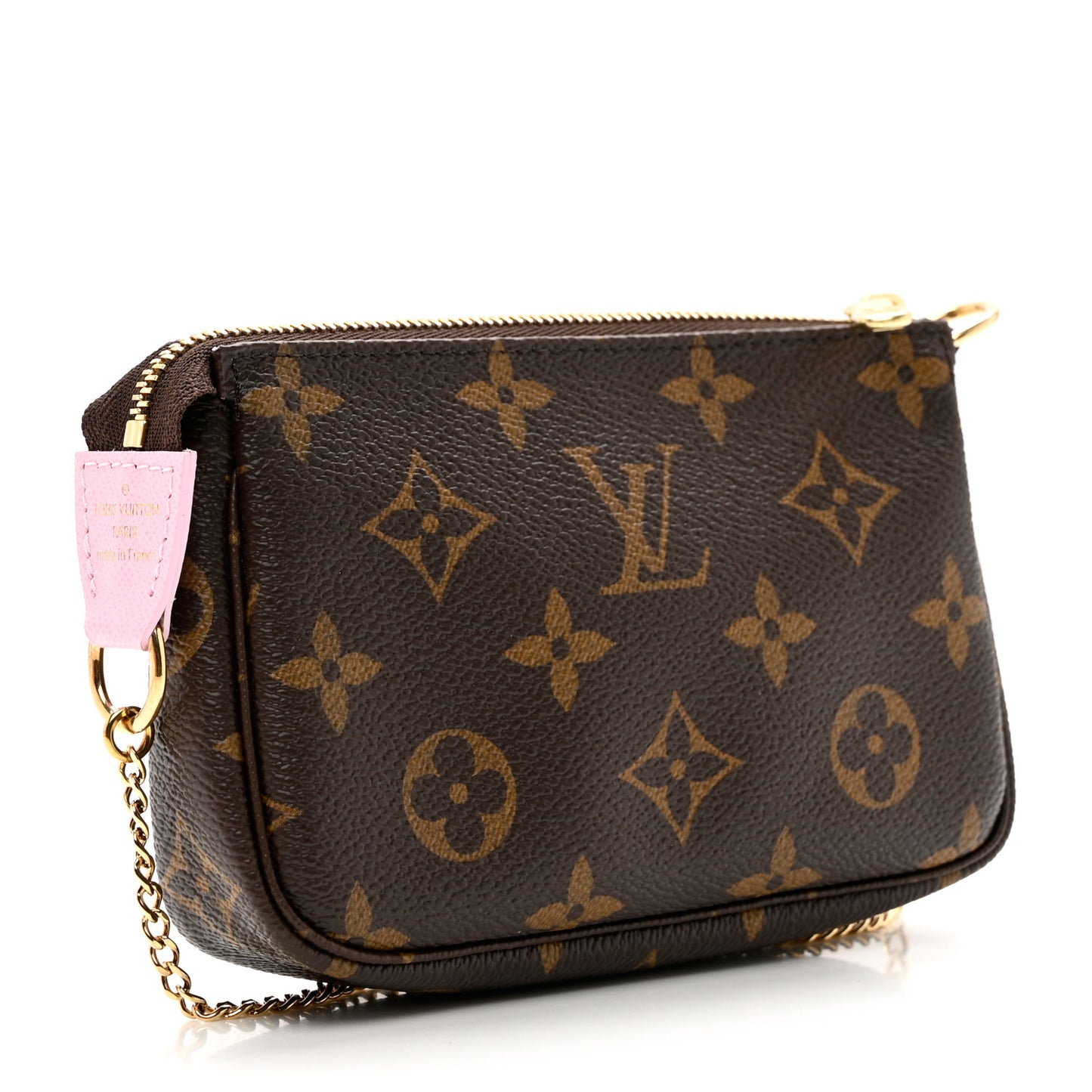 Monogram 2021 Christmas Animation Japanese Garden Mini Pochette Accessories Wisteria Pink