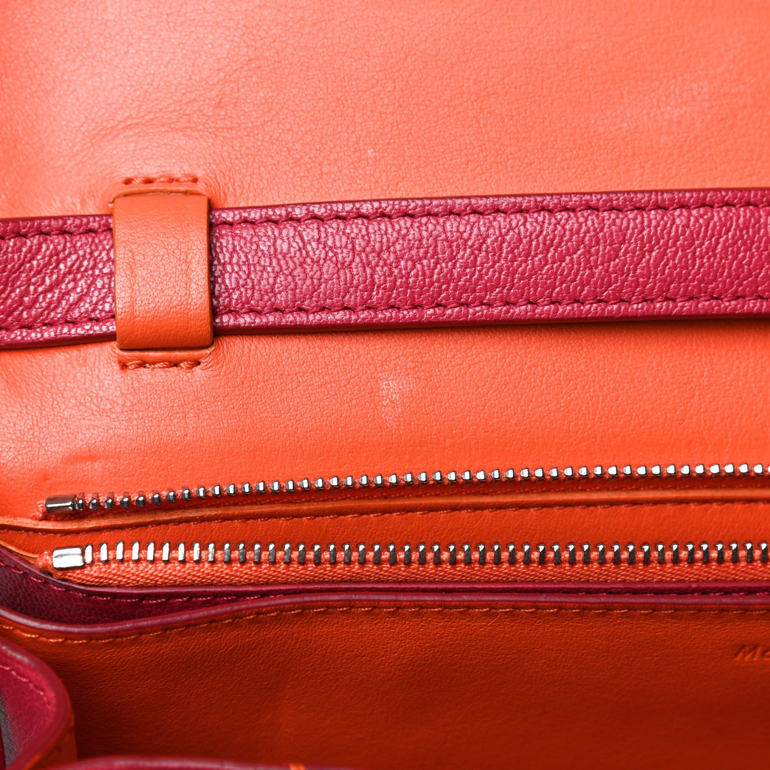 Celine Goatskin Medium Classic Box Flap Bag Dark Pink 13 of 17