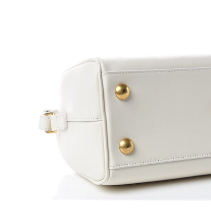 Saint Laurent Calfskin Classic Baby Duffle Dove White 5 of 10