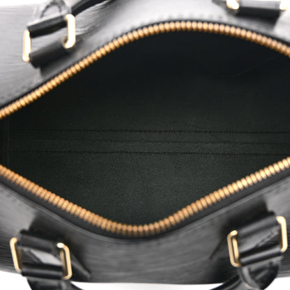 Louis Vuitton Epi Speedy 25 Black 5 of 10