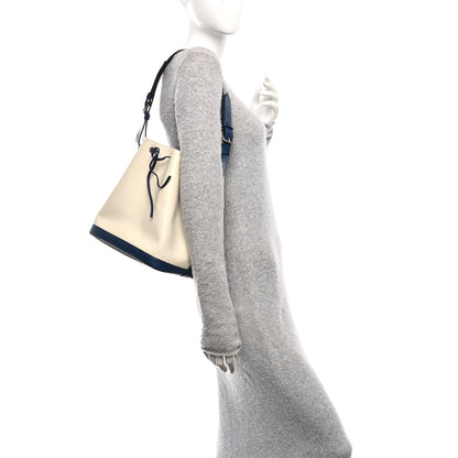 Louis Vuitton Epi Petit Bi-Color Noe Ivory Indigo 2 of 12
