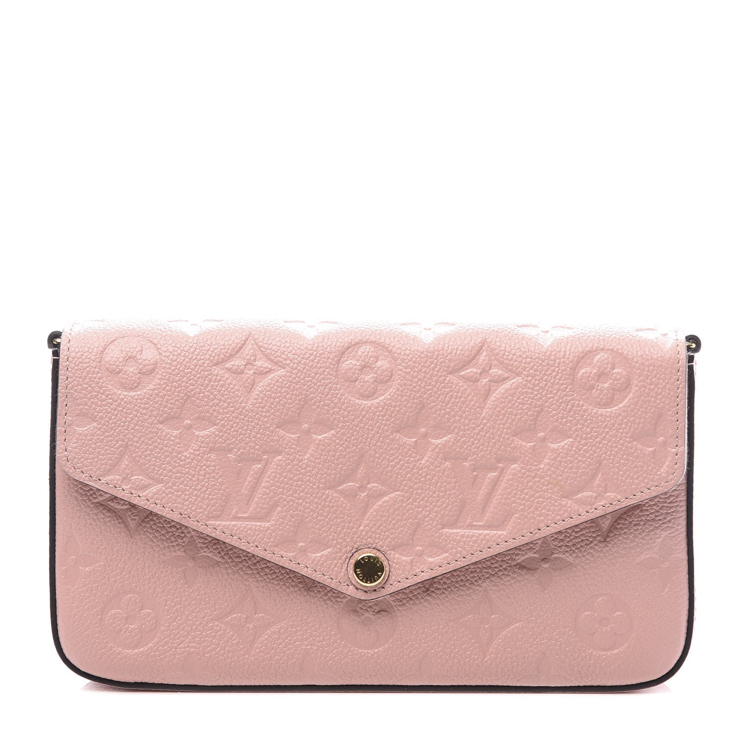 Louis Vuitton Empreinte Pochette Felicie Chain Wallet Rose Poudre 1 of 9