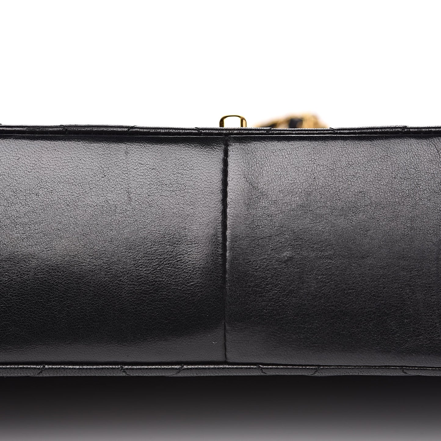 Lambskin Quilted Medium Single Flap Black