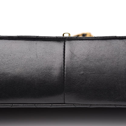 Chanel Lambskin Quilted Medium Single Flap Black 10 of 16