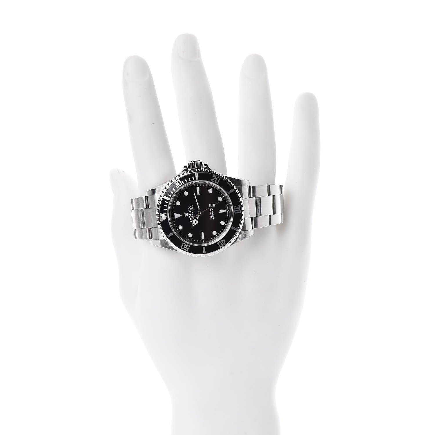 Rolex Stainless Steel 40mm Oyster Perpetual Submariner Watch Black 14060M 2 of 5