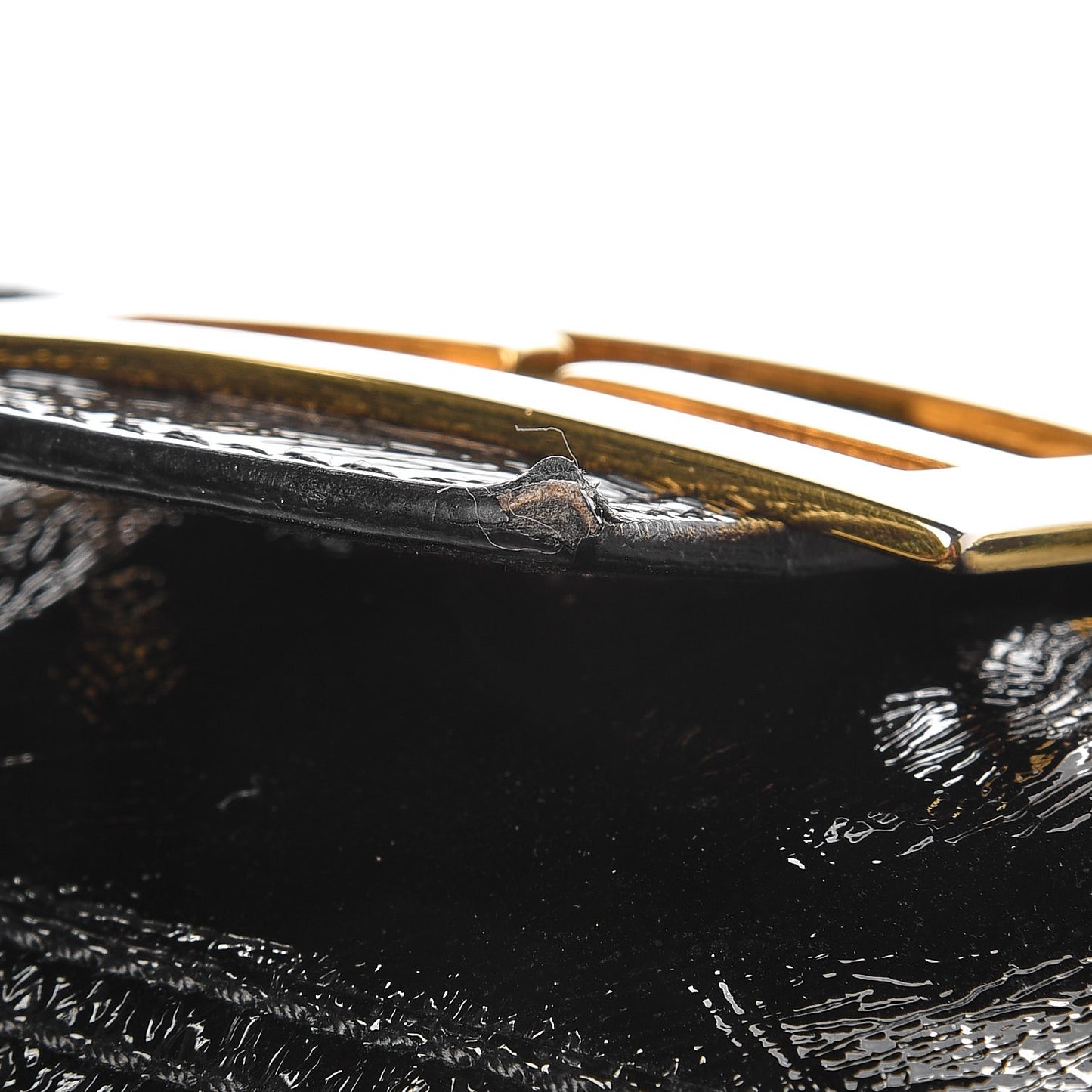 Vitello Naplak Large Convertible Baguette Black