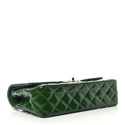 Chanel Patent Calfskin Quilted Medium Double Flap Green 4 of 12