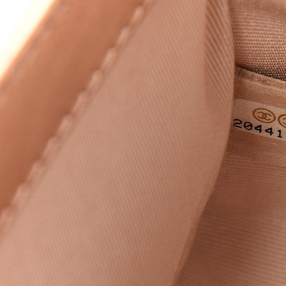 Chanel Metallic Calfskin Perforated Small Boy Flap Gold 6 of 9