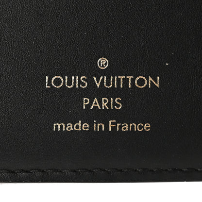 Louis Vuitton Monogram Flower Lock Compact Wallet Black 6 of 12