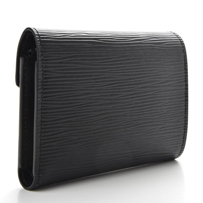 Louis Vuitton Epi Victorine Wallet Black 3 of 7